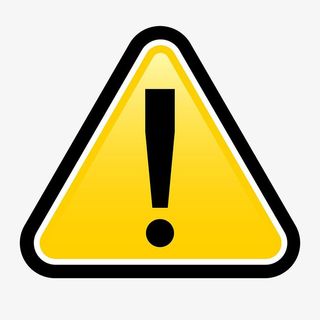 黄色感叹号三角形安全提示牌PNG免抠