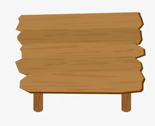 手绘木制吊牌免抠图免抠