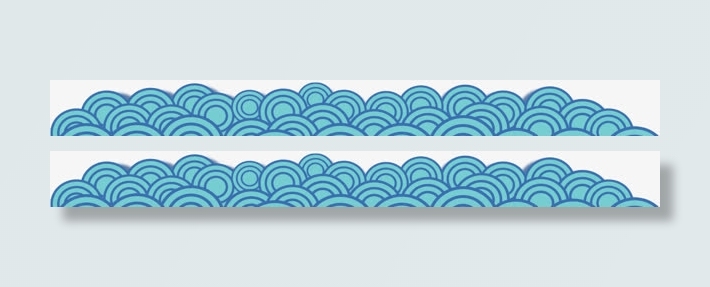 云纹古风顶部装修免抠