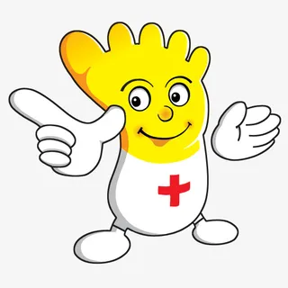 卡通脚气医生免抠