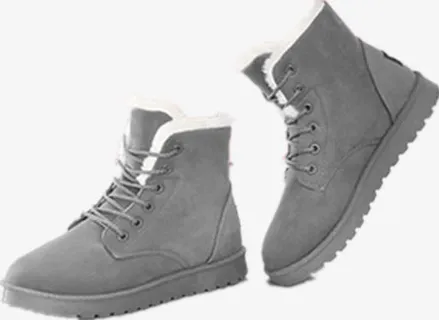 短筒雪地靴免抠