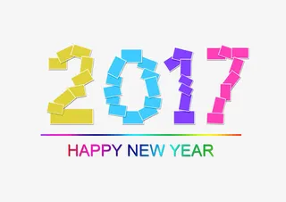 便利贴艺术字免抠