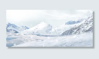 淘宝背景图 雪地高清