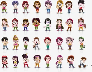 卡通人物形象免抠