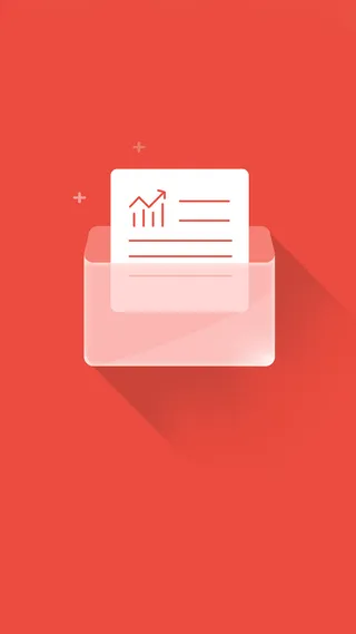 红色扁平H5背景高清