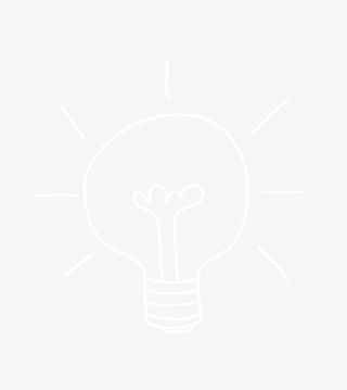 手绘创意灯泡免抠