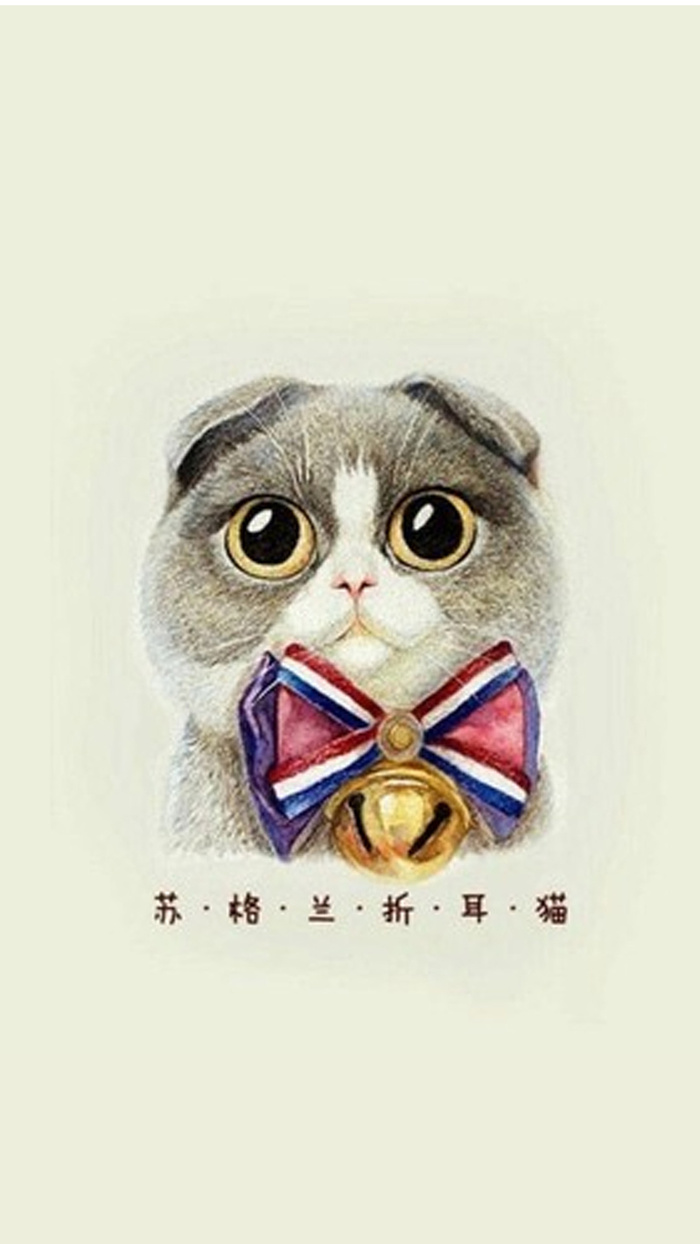 猫咪可爱卡通H5背景高清