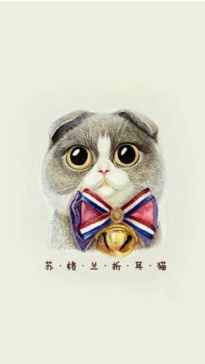 猫咪可爱卡通H5背景高清