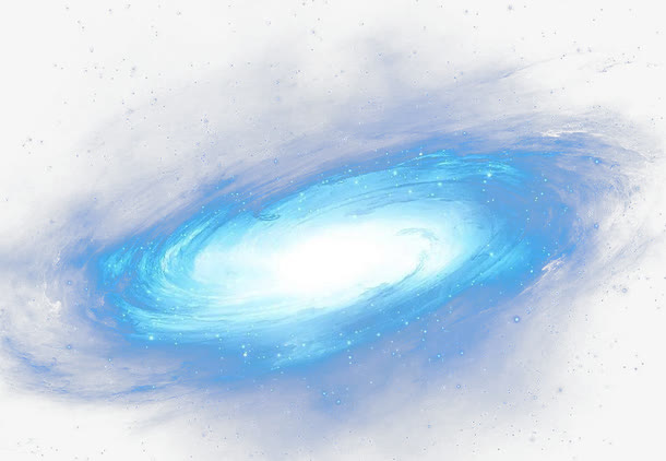 蓝色星空免抠