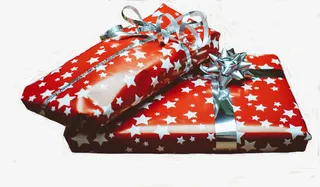 圣诞节日礼盒包装免抠