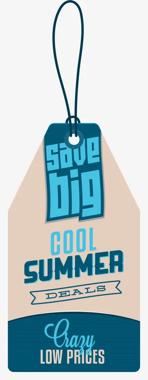 促销矢量吊牌免抠