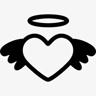 飞翔的心图标免抠