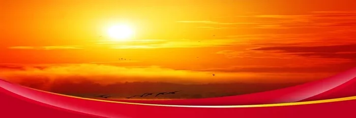 海上黄昏banner高清