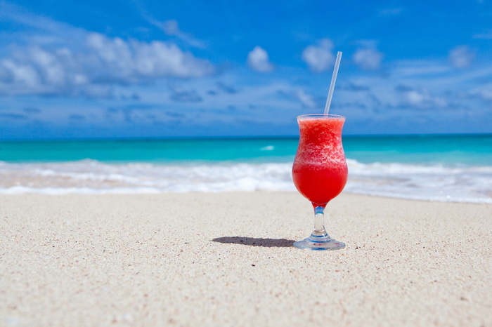 夏日海滩度假游玩高清