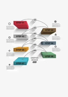 立体边框线条产品信息分类ppt元素免抠