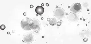 灰色梦幻光圈免抠