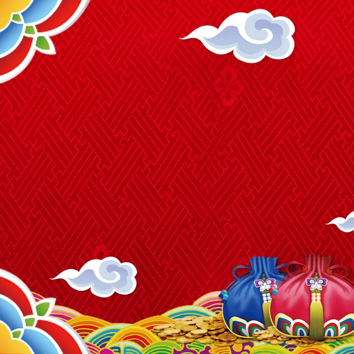 春节海报背景主图高清