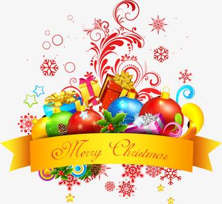 新年装饰礼物插画素材矢量免抠