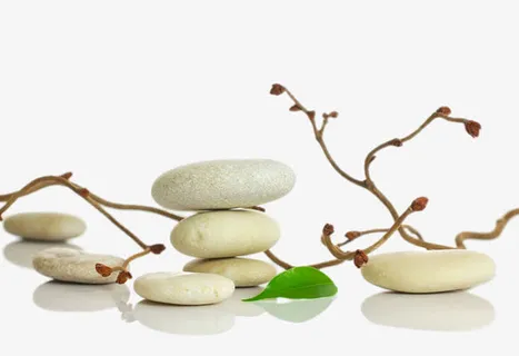 中国风白色石头免抠