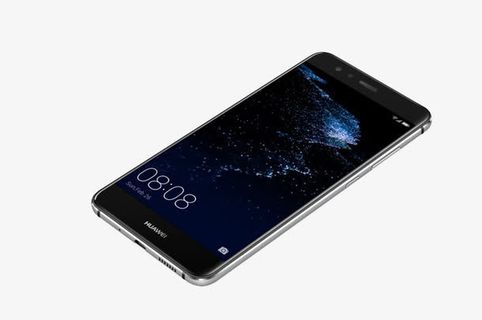 黑色华为p10手机免抠