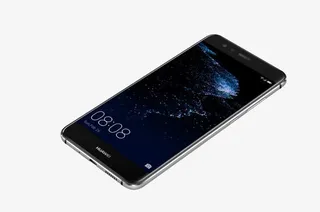 黑色华为p10手机免抠