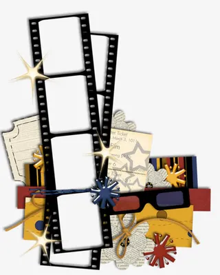 胶卷式边框免抠