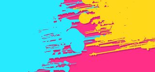 彩色水墨艺术背景图高清