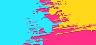 彩色水墨艺术背景图高清