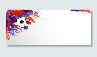 世界杯灰色扁平足球背景高清