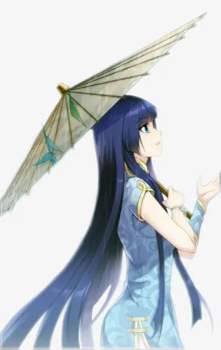 斗破苍穹，油纸伞，熏儿，动漫，国漫免抠