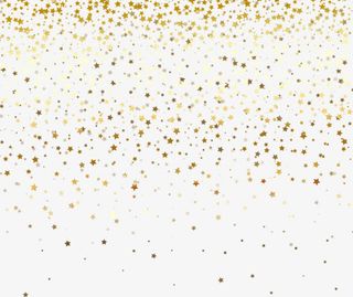 金色飘落星星免抠