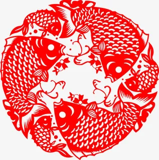 鱼剪纸免抠 鱼剪纸免抠