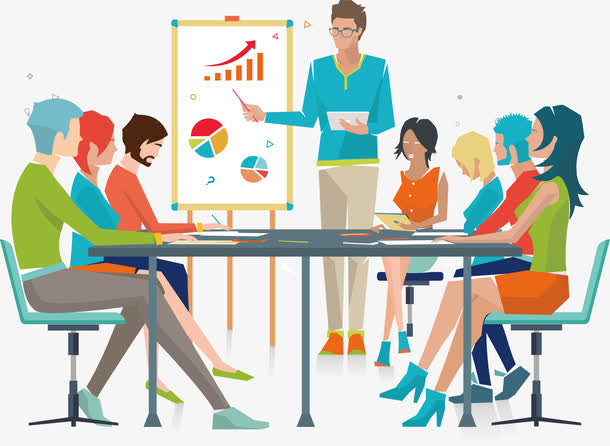 开会png元素免抠