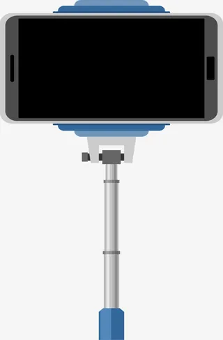 手机自拍杆免抠
