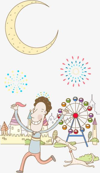 商业插画手绘卡通免抠