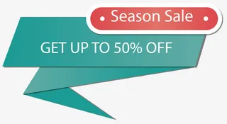 扁平化 丝带 标签免抠