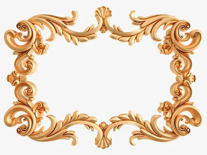 金属，边框，流金，浮雕免抠