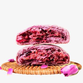 紫薯鲜花饼免抠