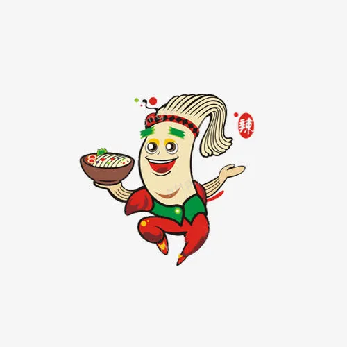 麻辣小面广告设计免抠