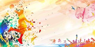 篮球赛活动展板海报背景模板高清