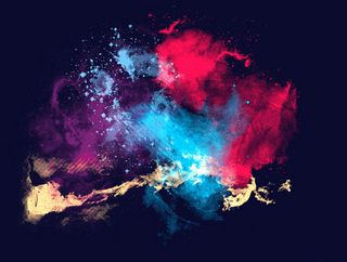 颜色丰富喷绘背景高清