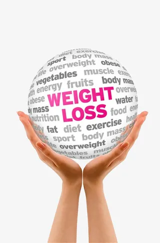 节食减肥标志手捧球免抠