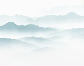 中国风山山脉免抠