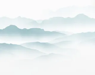 中国风山山脉免抠