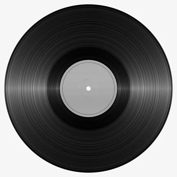 黑色唱片免抠