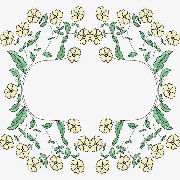 花纹边框免抠