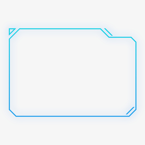 科技风，线框免抠