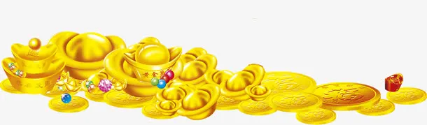 金元珠宝虎年挂历设计免抠