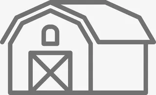 简笔画仓库图标免抠