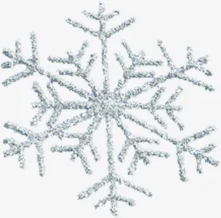 白色雪花图片免抠